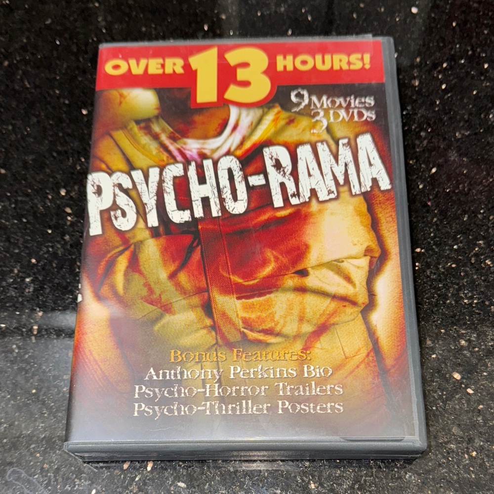 MAKE OFFER! Psycho-Rama DVD Movie set  3 discs BUNLE & SAVE